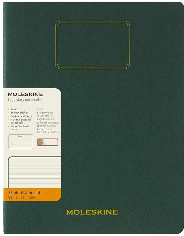 Moleskine Student Cahier Journal Green
