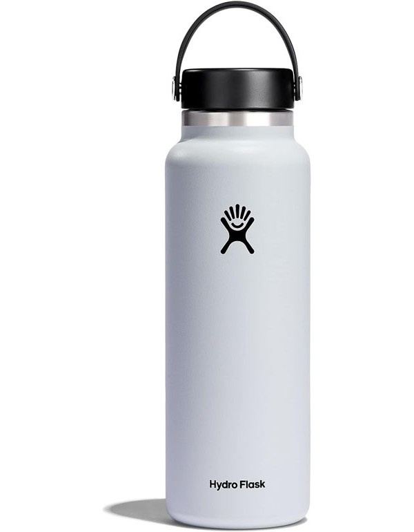 Hydro Flask 40 Oz Wide Flex Cap White