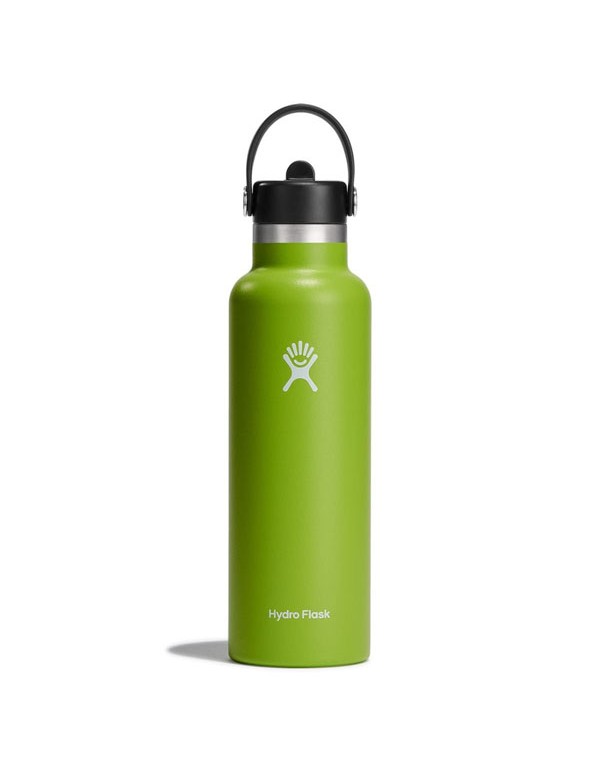 Hydro Flask 21 Oz Standard Mouth W/ Flex Straw Cap Seagrass