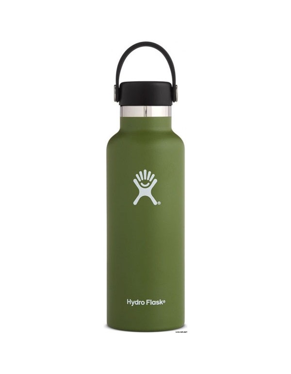 Hydro Flask 18 oz Standard Mouth w/Standard Flex Cap Olive