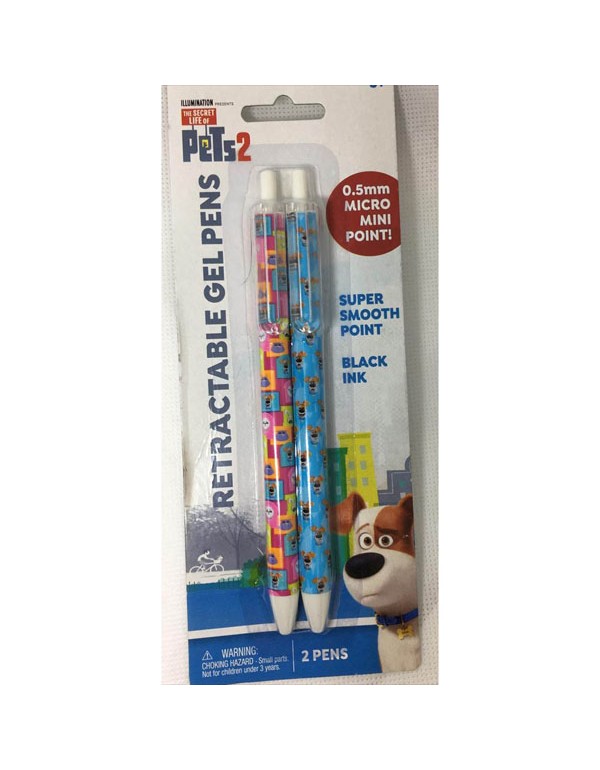 Inkology Secret Life of Pets Gel 2 Pens