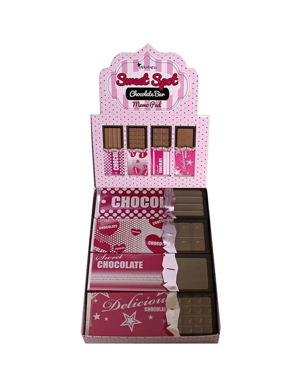 Inkology Sweet Spot Chocolate Bar Memo Note Pads