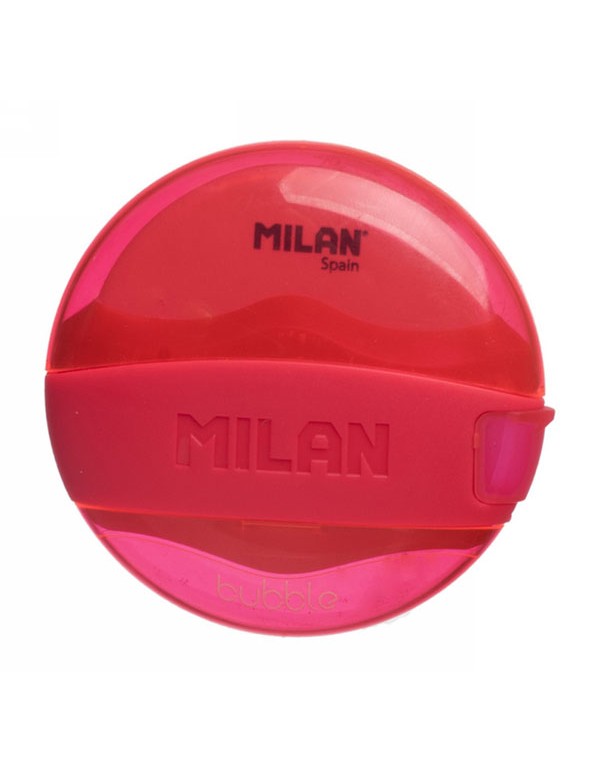 Milan Assorted Colours Bubble 2 in 1 Eraser and Sharpener