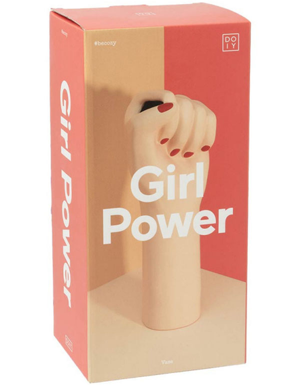 DOIY Girl Power Small Vase White