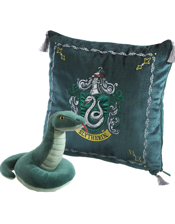 Plush Slytherin House Mascot & Cushion