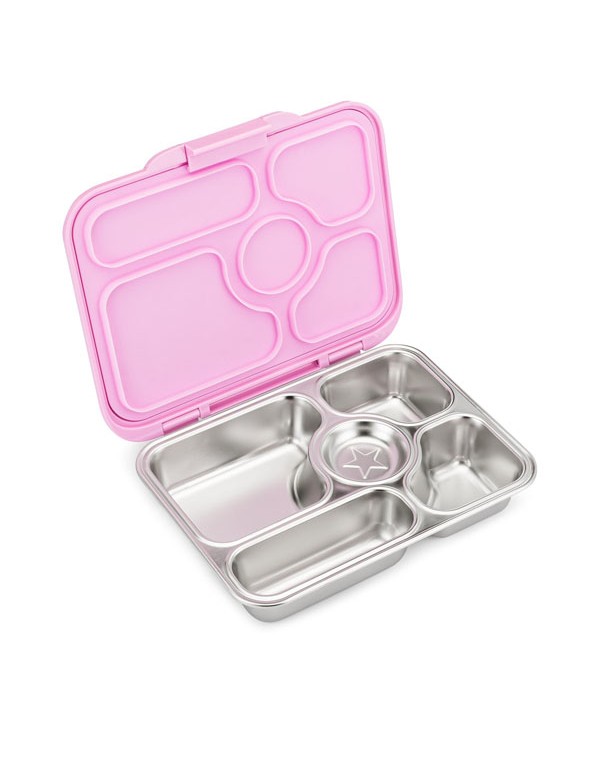 Yumbox Presto Stainless Steel Rose Pink Lunch Box