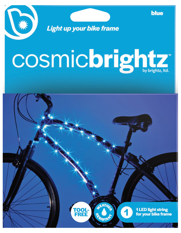 CosmicBrightz LED Blue Bike Frame LED Lights