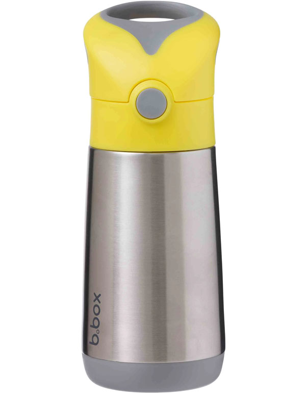 b.box Insulated Drink Bottle Lemon Sherbet 350ml
