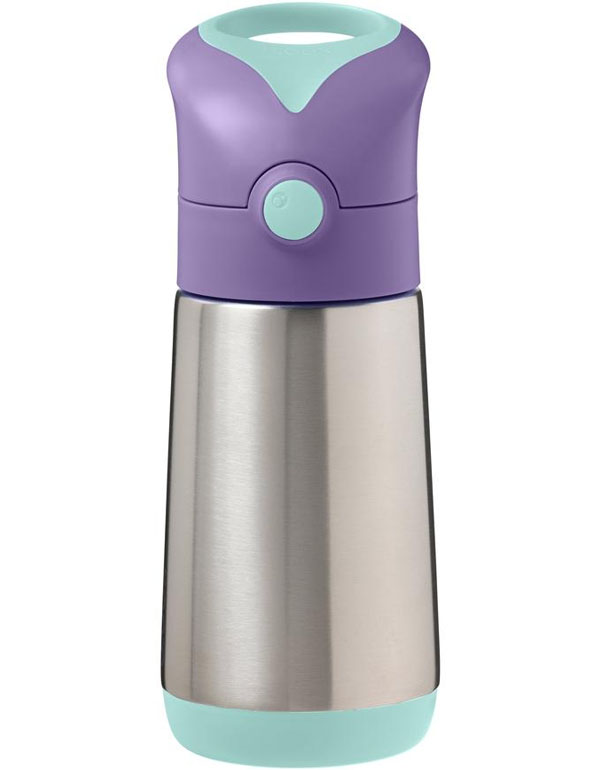 b.box Insulated Drink Bottle Lilac Pop 350ml