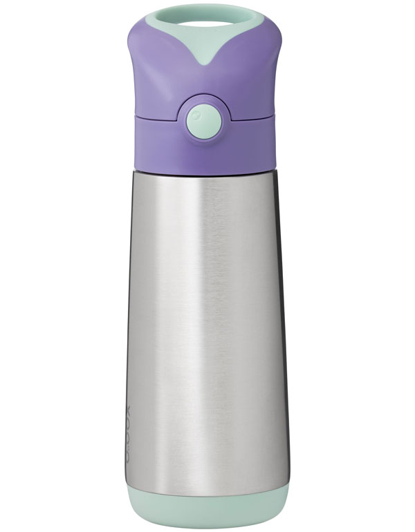 b.box Insulated Drink Bottle Lilac Pop 500ml