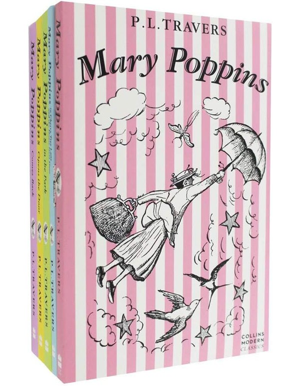 Mary Poppins 5 Books Collection Set 
