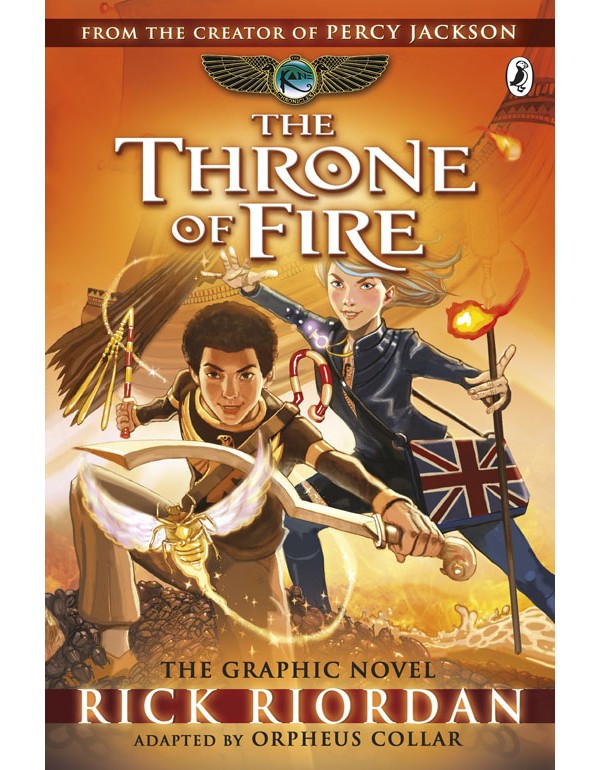 The Throne Of Fire: The Graphic Novel (The Kane Chronicles Book 2)