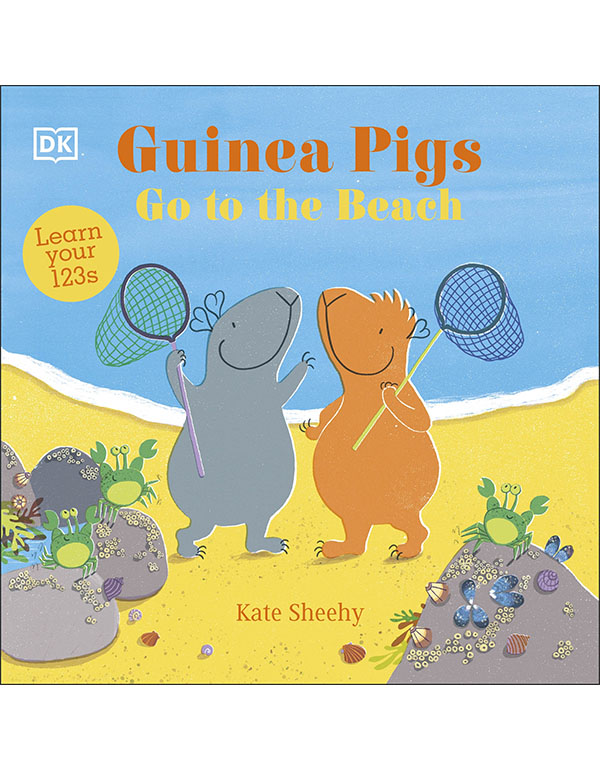 Guinea Pigs Go To The Beach: Learn Your 123S