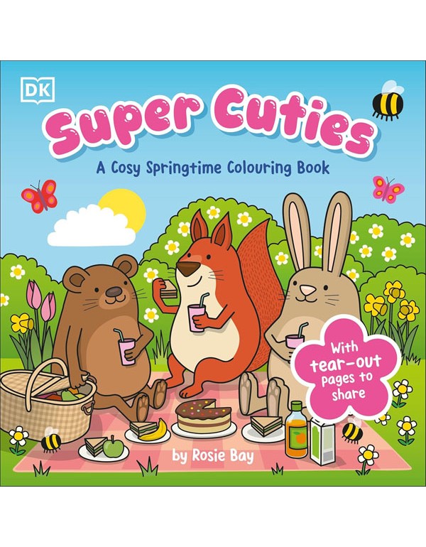 Super Cuties A Cosy Springtime Colouring Book