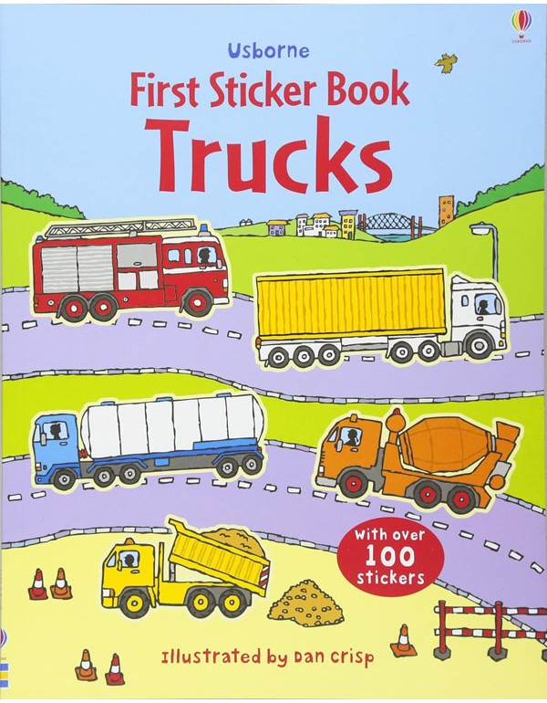 First Sticker Book Trucks