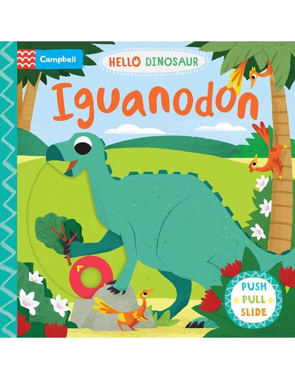 Iguanodon: A Push Pull Slide Dinosaur Book