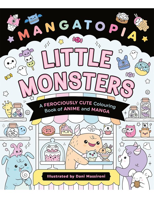 Mangatopia Little Monsters: A Colouring Book