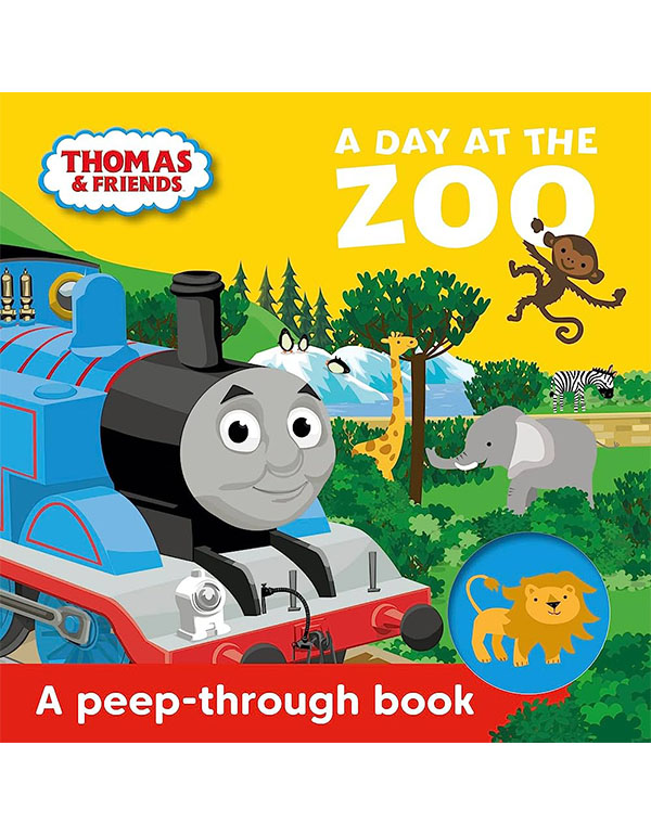 Thomas & Friends: A Day at the Zoo a peep-through book