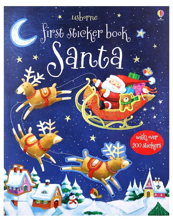 First Sticker Book Santa