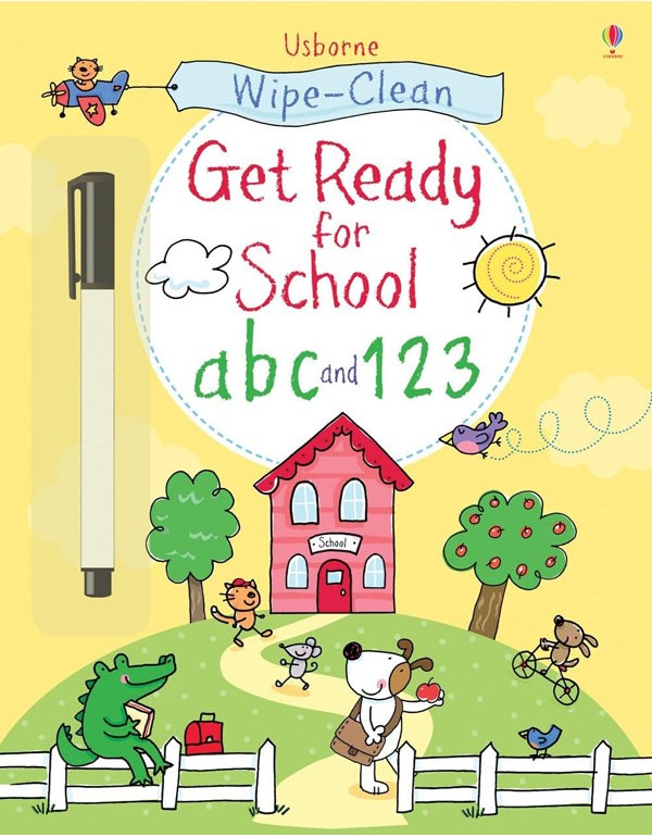 Wipe Clean Get Ready for School ABC and 123