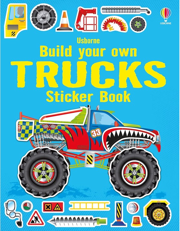 Build Your Own Trucks Sticker Book