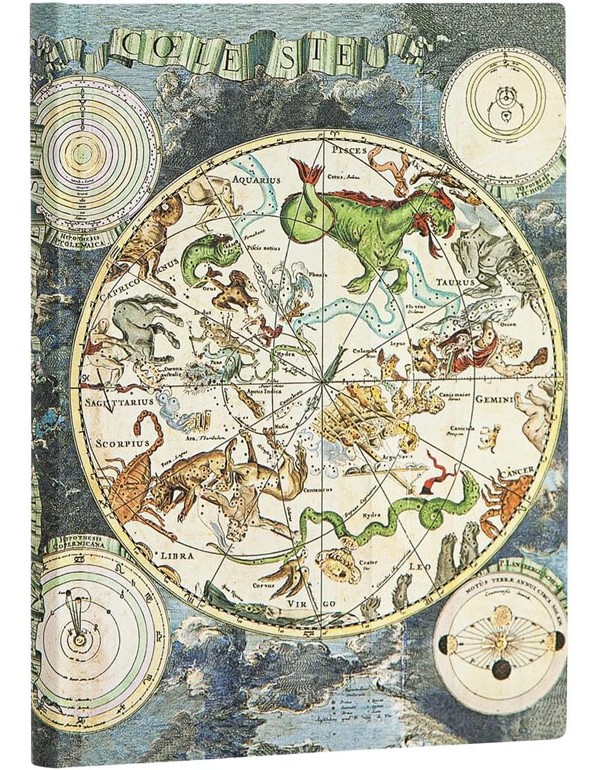 Paperblanks Softcover Flexi Notebook - Celestial Planisphere