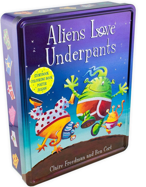 Aliens Love Underpants Anniversary Tin
