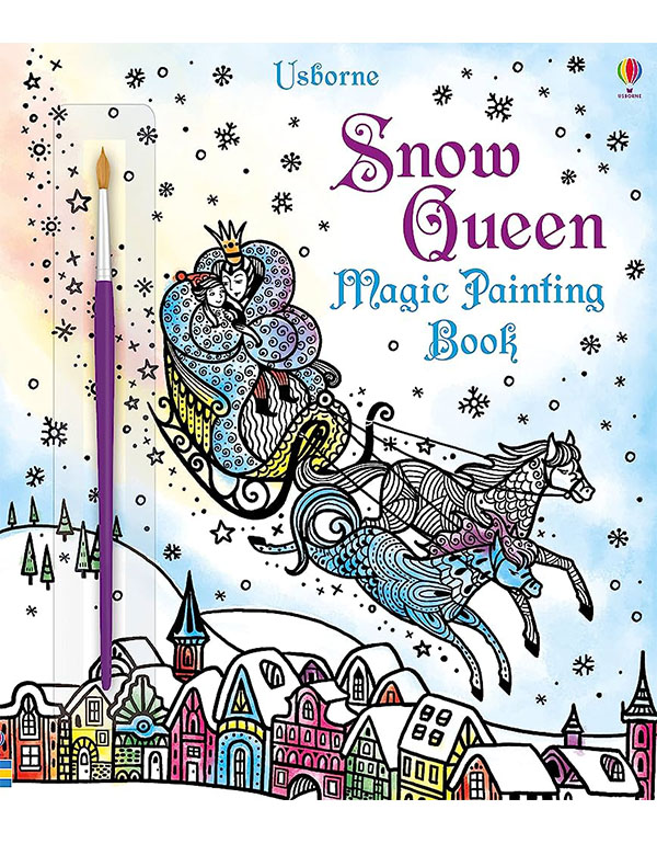 Snow Queen Magic Painting Book