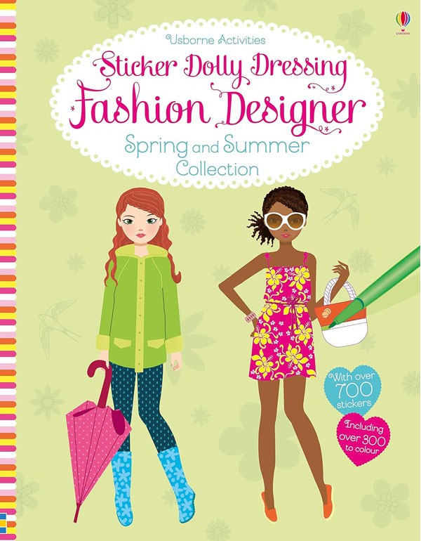 Sticker Dolly Dressing Fashion Designer Spring And Summer Collection