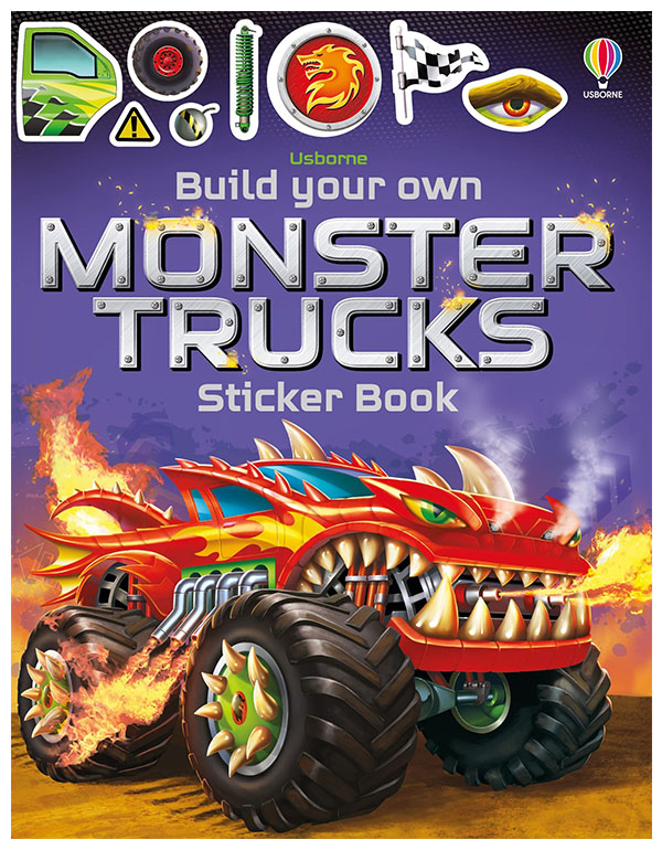 Build Your Own Monster Trucks Sticker Book