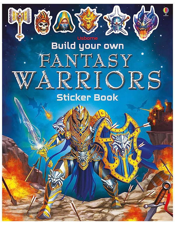 Build Your Own Fantasy Warriors Sticker Book