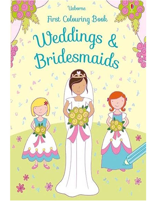 First Colouring Book Weddings and Bridesmaids