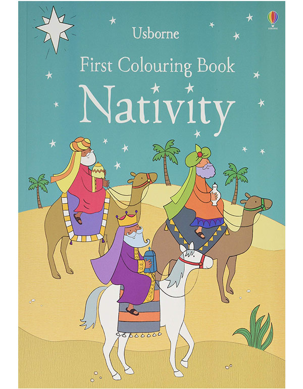First Colouring Book Nativity