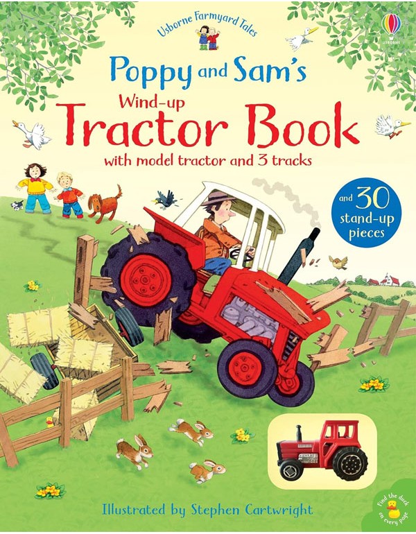 Poppy And Sam'S Wind-Up Tractor Book
