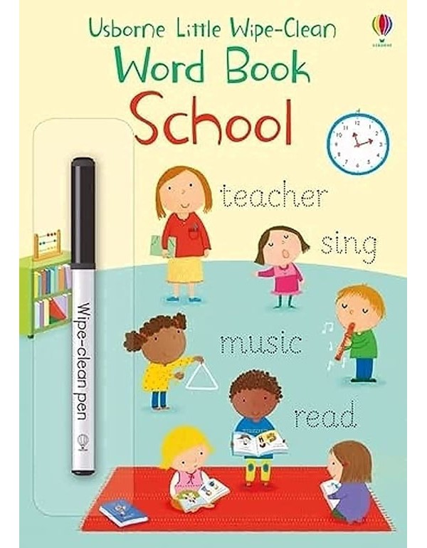 Little Wipe-Clean Word Book School