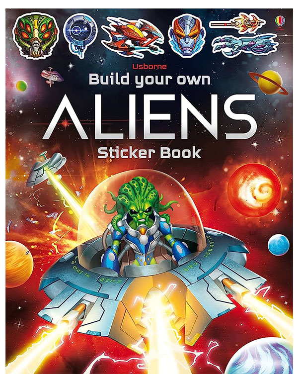 Build Your Own Aliens Sticker Book