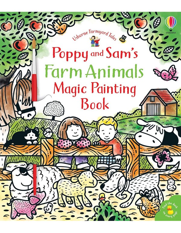 Poppy And Sams Farm Animals Magic Painting Book