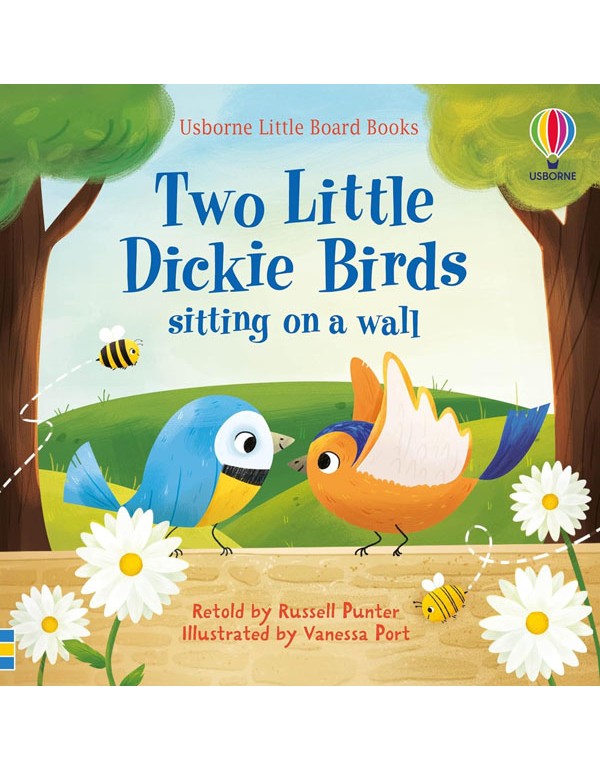 Two Little Dickie Birds Sitting On A Wall