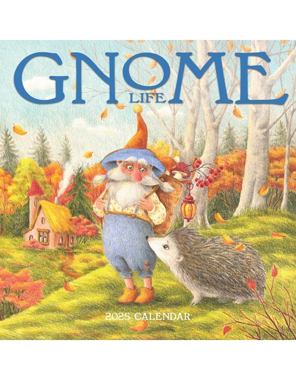 Gnome Life Wall Calendar 2025