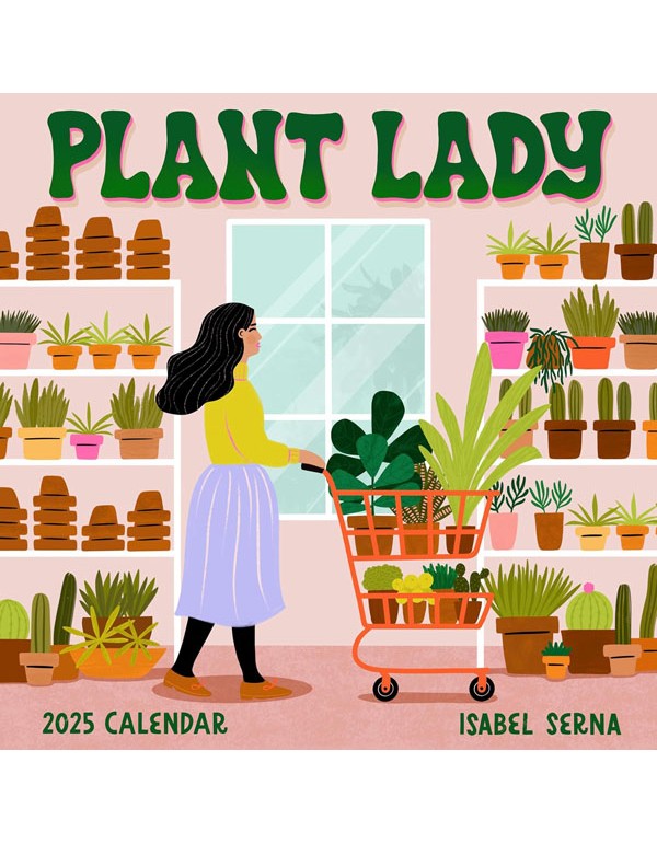 Plant Lady Wall Calendar 2025