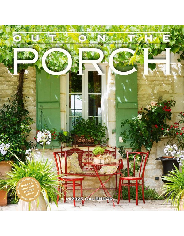 Out on the Porch Wall Calendar 2025