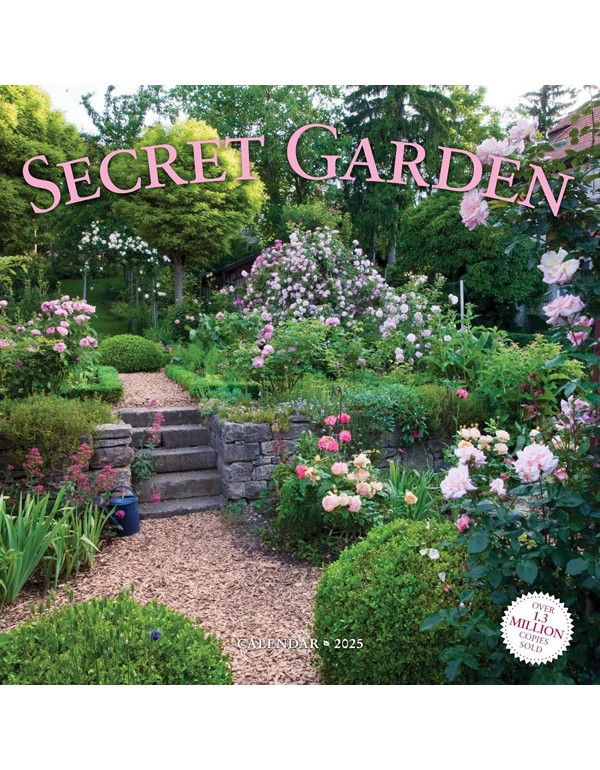 Secret Garden Wall Calendar 2025