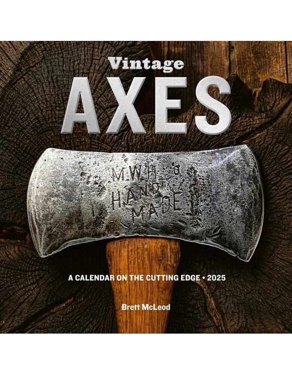 Vintage Axes Wall Calendar 2025