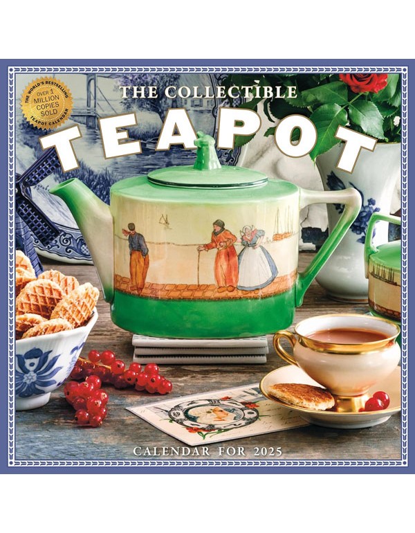 The Collectible Teapot Wall Calendar 2025