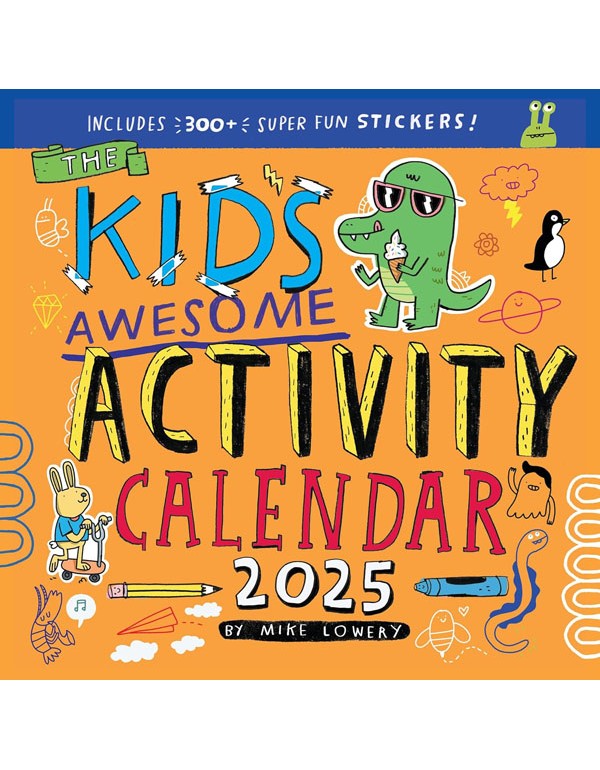 Kid's Awesome Activity Wall Calendar 2025