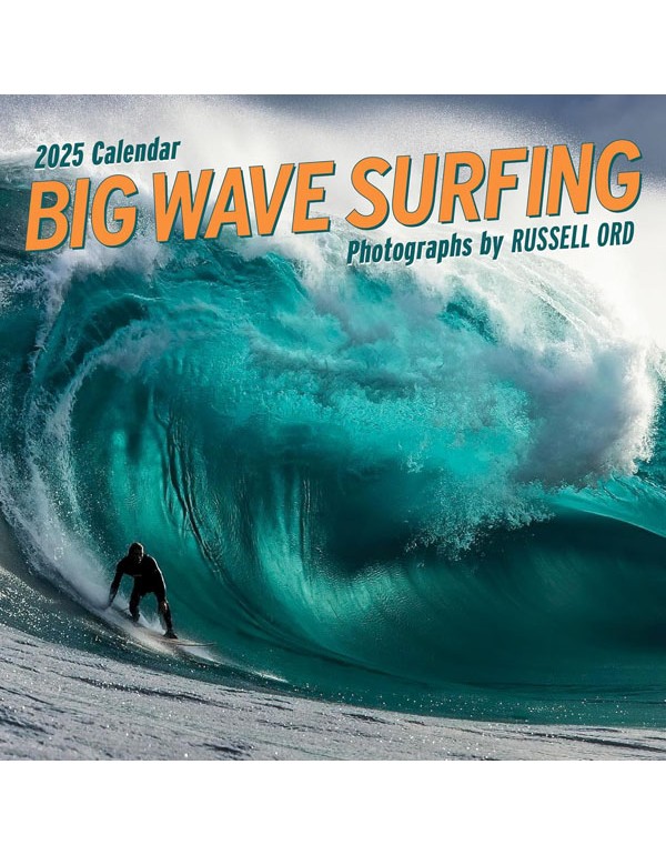 Big Wave Surfing Wall Calendar 2025