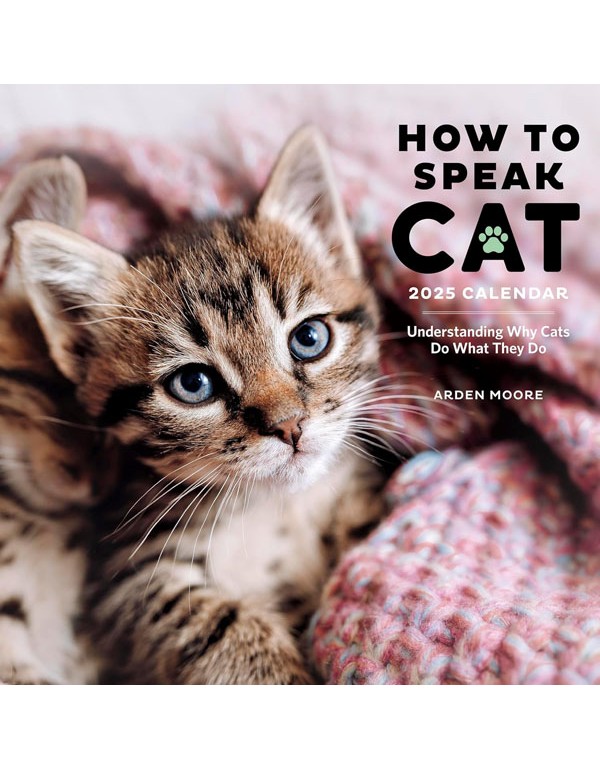 How to Speak Cat Wall Calendar 2025
