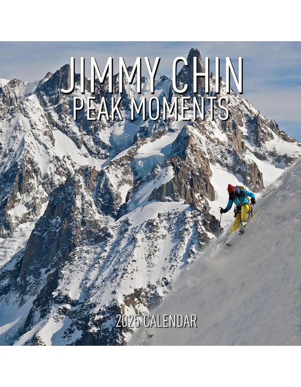 Jimmy Chin Peak Moments Wall Calendar 2025