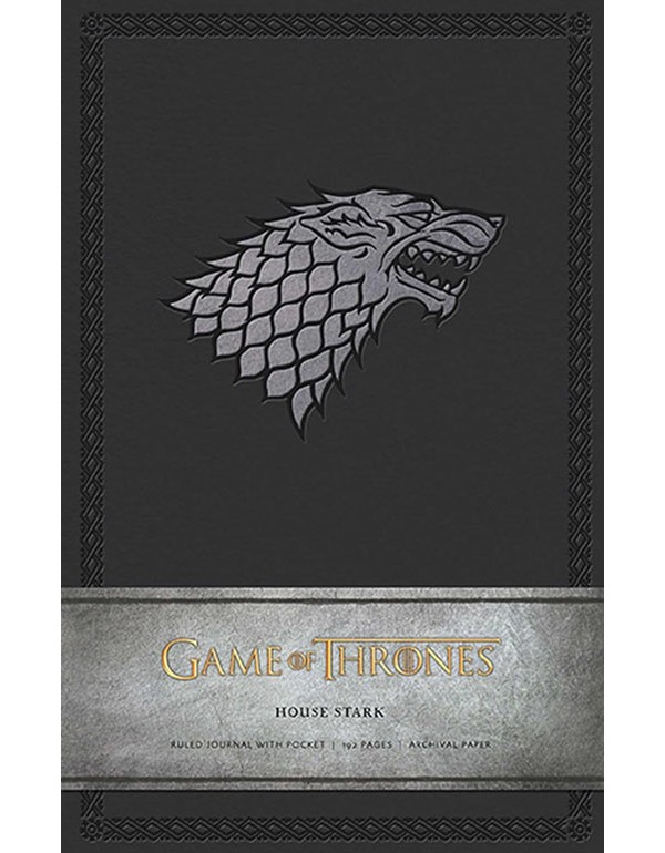 Game of Thrones: House Stark Hardcover Ruled Journal
