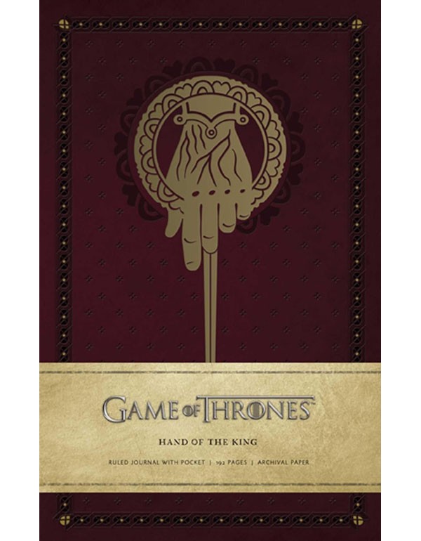 Game of Thrones: Hand of The King Hardcover Ruled Journal